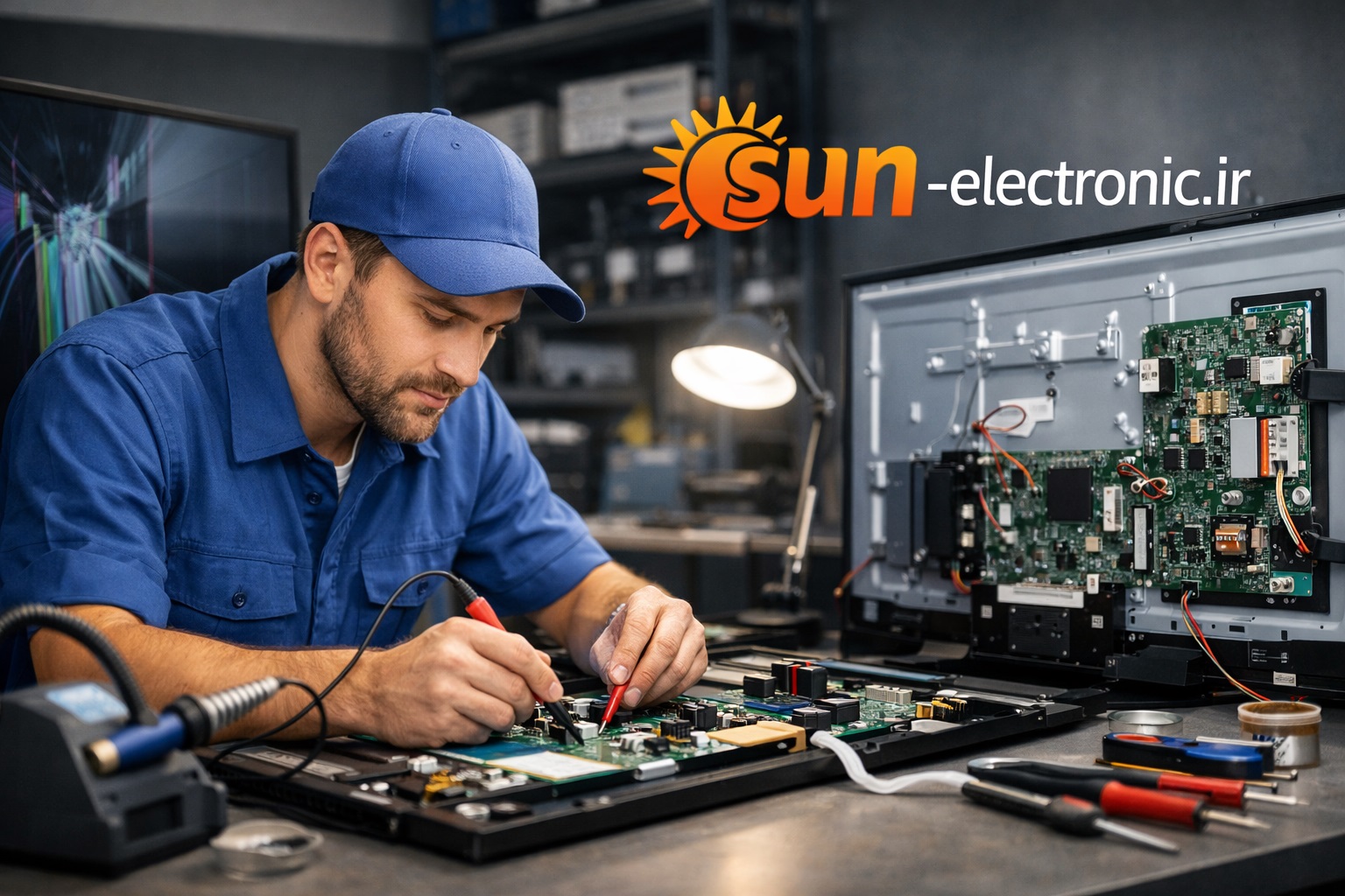 تعمیرات تخصصی تلویزیون و بردهای الکترونیک