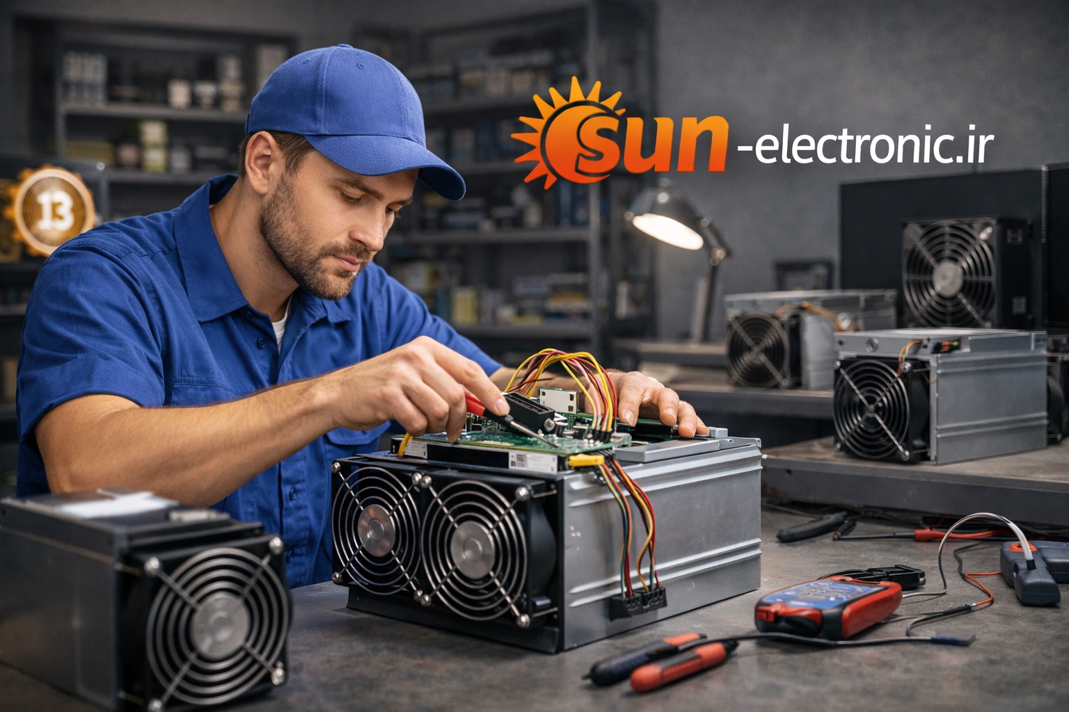 تعمیرات ماینر و پاور + بهینه‌سازی عملکرد