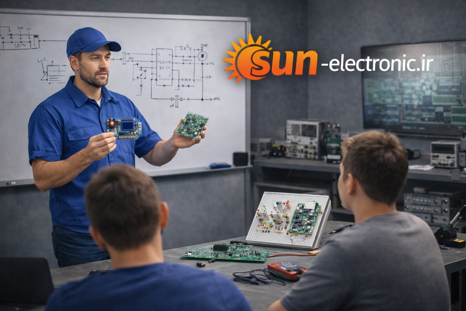 طراحی و ساخت مدار + کلاس آموزشی الکترونیک
